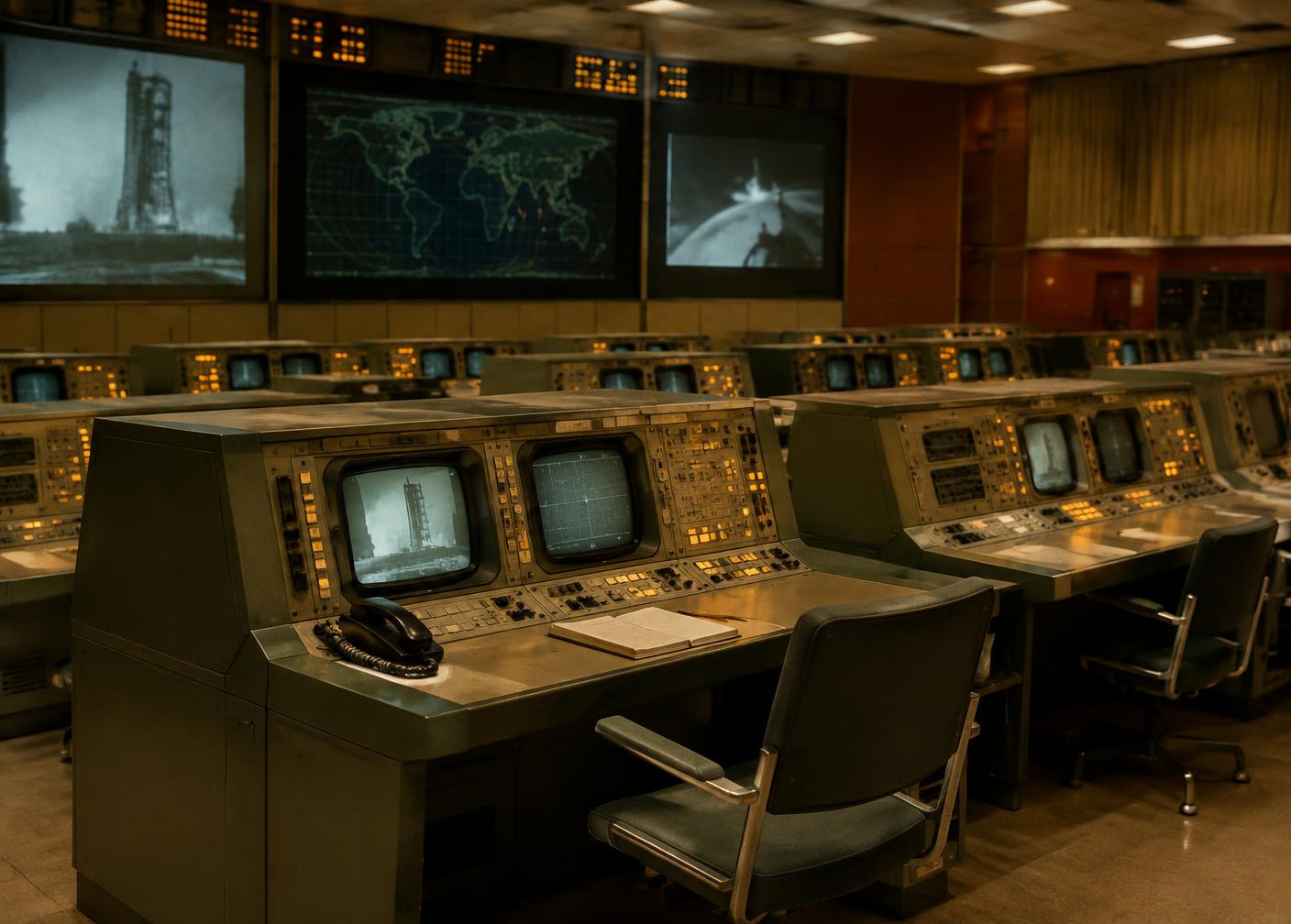 Mission control console